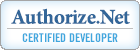 Authorize.net Certified Developer logo